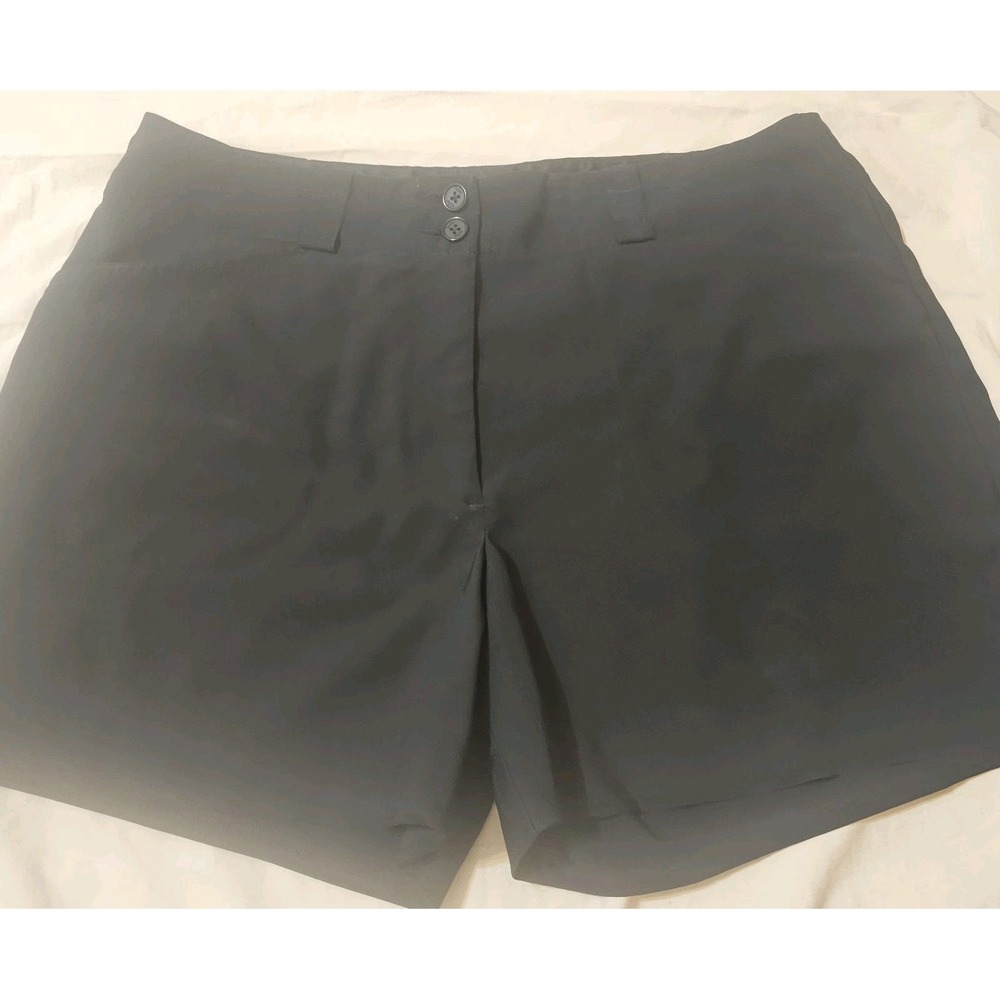 Nike Golf Dri-FIT Women's Shorts Sz 10 Medium Black Pattern Excellent Cond.